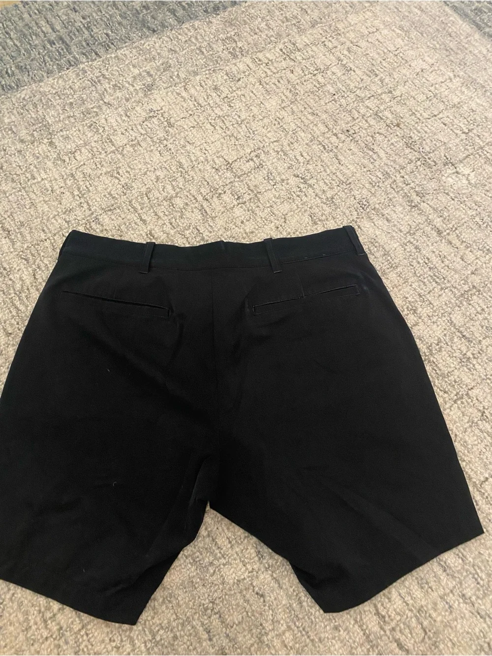 Men's Black Tailored Shorts